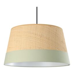 GoodHome Bellbird Green & Natural Round Lamp Shade (D)38Cm - thumbnail 2
