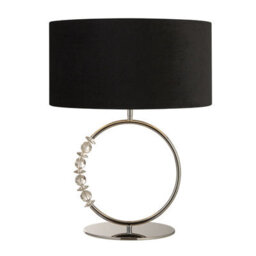 Pagazzi Lighting Pagazzi Bianca Polished Chrome & Black Table Lamp - thumbnail 2