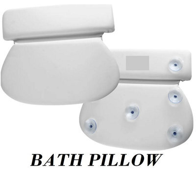 Divchi Bath Spa Pillow With Suction Cups - image 1