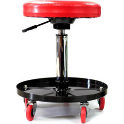 Creeper Stool Seat Pneumatic Mechanic Round Car Bike Chair Workshop Garage Red - thumbnail 9