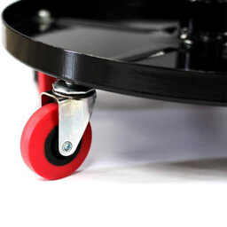 Creeper Stool Seat Pneumatic Mechanic Round Car Bike Chair Workshop Garage Red - thumbnail 5