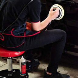 Creeper Stool Seat Pneumatic Mechanic Round Car Bike Chair Workshop Garage Red - thumbnail 7