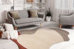 RugsX Carpet Fusion 5710 Cream Terracotta Shape - Abstraction, Modern, Abstract, 200X290 Cm - thumbnail 1