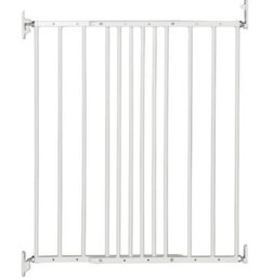 Bettacare Extra Narrow Metal Screw Fit Dog Gate, White, 56.5Cm - 81.5Cm, Stair Gate For Pet, Safety Barrier For Puppy - thumbnail 2