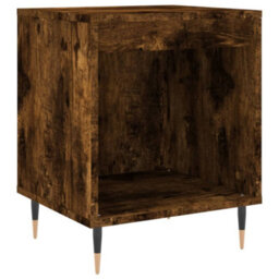 Berkfield Bedside Cabinets 2 Pcs Smoked Oak 40X35X50 Cm Engineered Wood - thumbnail 4