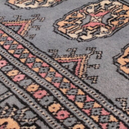 Blue Luxurious Traditional Bordered Floral Geometric Wool Handmade Rug For Living Room Bedroom & Dining Room-200Cm X 300Cm - thumbnail 2