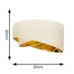 Valuelights Trekan Cream Ceiling Shade (D)40Cm - thumbnail 6