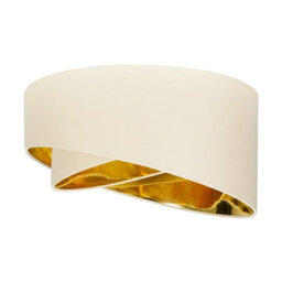 Valuelights Trekan Cream Ceiling Shade (D)40Cm