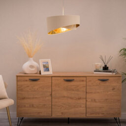 Valuelights Trekan Cream Ceiling Shade (D)40Cm - thumbnail 2