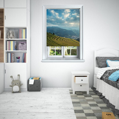 Lister Cartwright Photographic Blackout Roller Blinds For Bedroom Windows - (60 X 140 Cm) - Agriculture - image 1