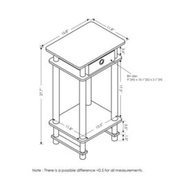 Walplus Pasir 3-Tier Corner Open-Shelf Bookcase, French Oak Finish - thumbnail 3