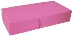 Mattress Guru Double Folding Z Bed, Tri - Folding Futon Mattress, Travel Camping Bed With Protective Travel Cover, Pink - thumbnail 6