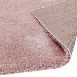 Pink Plain Luxurious Modern Shaggy Easy To Clean Rug For Bed Room Living Room And Dining Room-120Cm X 170Cm - thumbnail 4