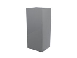GoodHome Imandra Deep Gloss Grey Bathroom Single Wall Cabinet (H)90Cm (W)40Cm