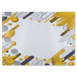 Benjamin Tate Design Geometric Pattern Glass Chopping Boarddesigner Style - thumbnail 1