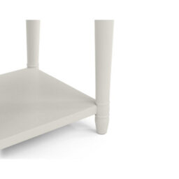 Julian Bowen Provence 1 Drawer Side Table - Limed Oak And Grey - thumbnail 6