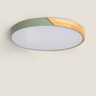 Edit Dari Round 36W Selectable Led Flush Ceiling Light Green - image 1