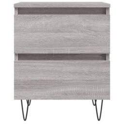 Berkfield Elegant Bedside Cabinets 2 Pcs Grey Sonoma 40X35X50 Cm Engineered Wood - thumbnail 5