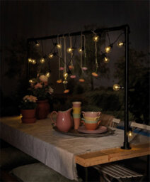Netagon Luxform Lighting Outdoor Fiji 20 Bulb String Light Set With 24 Hour Timer - thumbnail 2
