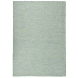 Berkfield Outdoor Flatweave Rug 200X280 Cm Turquoise