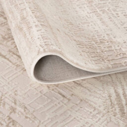 The Rugs Carmel Cream/beige Abstract Area Rug And Runner Non Shedding, Stain Resistant, Soft - thumbnail 3