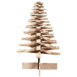 Berkfield Wooden Christmas Tree For Decoration 100 Cm Solid Wood Pine - thumbnail 4
