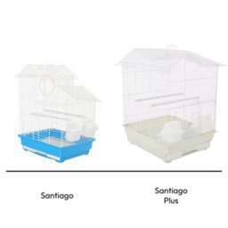 Kct Indoor Bird Cage Santiago Plus Exotic Portable Small - Blue - thumbnail 6