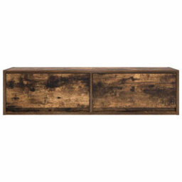Berkfield Tv Cabinet Smoked Oak 100X31X25,5 Cm Engineered Wood - thumbnail 7