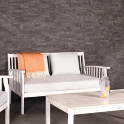 Charles Bentley Fsc Acacia White Washed 4 Piece  Garden Outdoor Lounge Set - thumbnail 2