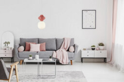Luminosa Lighting Luminosa Latera Small Slim Pendant Ceiling Light Red, Matt White - thumbnail 5