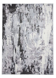 Grey Abstract Modern Easy To Clean Abstract Rug For Dining Room-120Cm X 170Cm - thumbnail 9