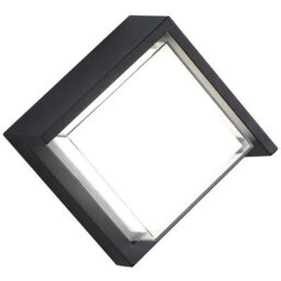 CGC Lighting Cgc Sophia Square Black & White Led Outdoor Garden Porch Wall Or Ceiling Light - thumbnail 2