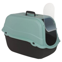 Urbn-Living Urbnliving Extra Large Enclosed Cat Litter Blue Top Tray Filter Box Hooded Large Scoop Toilet Potty - thumbnail 2