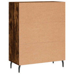 Berkfield Classic Sideboard Smoked Oak 69.5X34X90 Cm Engineered Wood - thumbnail 8