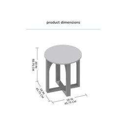 MH London Viera Solid Wood Side Table Living Room Wooden Side Table Bedside Blonde Natural Side Table - thumbnail 8