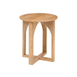 MH London Viera Solid Wood Side Table Living Room Wooden Side Table Bedside Blonde Natural Side Table - thumbnail 2