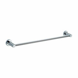 Nes Home Single Round Towel Bar Rail Holder Chrome - thumbnail 1