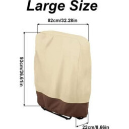 Set Of 2 Waterproof, Zero-Gravity Garden Chair Covers, Folding 82 X 22 93 Cm, Uv-Resistant, Covers - thumbnail 2