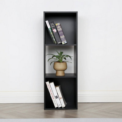 Jane - 3X1 Bookcase - Cube Storage Boxes (Black) - image 1