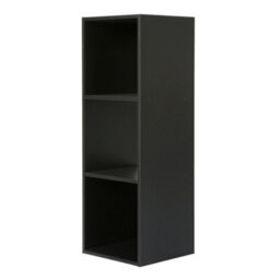 Jane - 3X1 Bookcase - Cube Storage Boxes (Black) - thumbnail 5