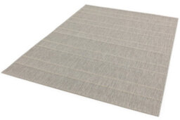 Beige Outdoor Rug, Striped Stain-Resistant Rug For Patio Decks Garden Balcony, 4mm Modern Outdoor Rug-80Cm X 150Cm - thumbnail 3