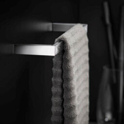 Cosmic Bathroom Accessory Set, Silver Gloss, 5 Pieces, 2X Hooks, Toilet Brush And Holder, Toilet Paper Holder, Towel Rail - thumbnail 5