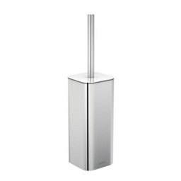 Cosmic Bathroom Accessory Set, Silver Gloss, 5 Pieces, 2X Hooks, Toilet Brush And Holder, Toilet Paper Holder, Towel Rail - thumbnail 6