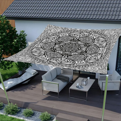 Black 2X2.4M Shade Sail Waterproof - image 1