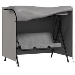 Outsunny Garden Furniture Protector Patio Swing Chair Cover Light Grey - thumbnail 2