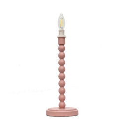 First Choice Lighting Set Of 2 Bobbin - Blush Pink Table Lamp Bases - thumbnail 2