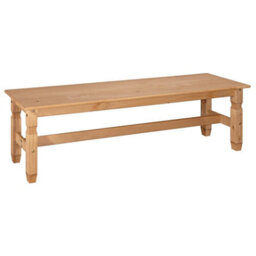 Mews Corona Dining Bench 5Ft Long Seating Chair Mexican Solid Pine - thumbnail 7