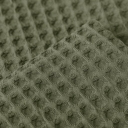 Allure Bath Fashions Hotel Waffle Cushion Covers Two Pack - Khaki, 50 X 50Cm - thumbnail 3