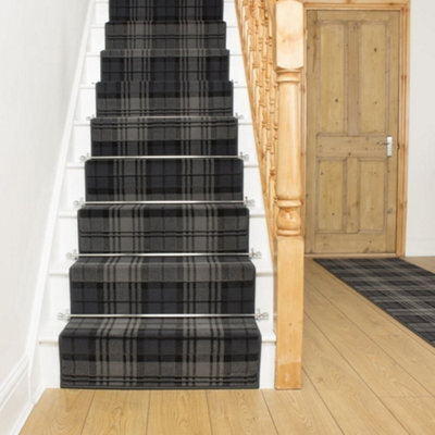 Tartan Stair Runner - Soft & Durable Carpet Runner For Stairs & Staircases, Multiple Lengths - image 1