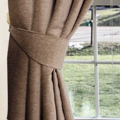 Homescapes Mink Chenille Curtain Tie Back Pair - image 1